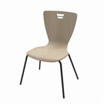 Стілець з фанерним моноблоком та ручкою, 555х515х835 мм, АНШАР ГРУП (48470)